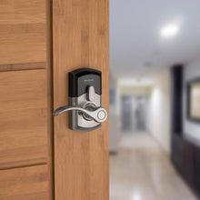 Load image into Gallery viewer, Kwikset SmartCode 955 Keyless Keypad Door Auto Lock with Handle, Electronic Lever Deadbolt Alternative, Three Entry Mode, Disabled Passage, SmartKey Re-Key Security, Satin Nickel
