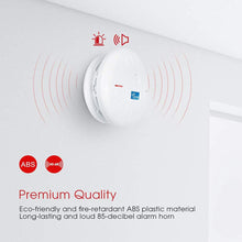 Load image into Gallery viewer, 2 Pack 10 Year Battery Operated Smoke and Carbon Monoxide Detector, Portable Fire Co Alarm for Home and Kitchen (White)
