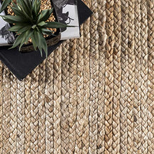 Load image into Gallery viewer, nuLOOM Rigo Hand Woven Farmhouse Jute Area Rug, 5&#39; x 8&#39;, Natural
