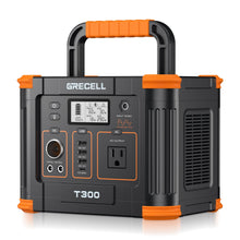 Load image into Gallery viewer, Portable Power Station 300W (Peak 600W), GRECELL 288Wh Solar Generator with 60W USB-C PD Output, 110V Pure Sine Wave AC Outlet Backup Lithium Battery for Outdoors Camping Travel Hunting Home Blackout
