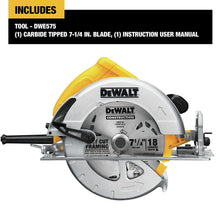 Load image into Gallery viewer, DEWALT 7-1/4-Inch Circular Saw, Lightweight, Corded (DWE575)
