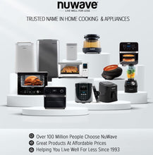 Load image into Gallery viewer, Nuwave Brio 6-Quart Healthy Digital Smart Air Fryer with Probe One-Touch Digital Controls, Advanced Cooking Functions, Removable Divider Insert &amp; Grill Pan (NEW ACCESSORY),Black
