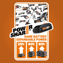 Load image into Gallery viewer, WORX WG322 20V Power Share 10&quot; Cordless Chainsaw with Auto-Tension

