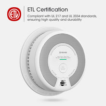 Load image into Gallery viewer, X-Sense 2-in-1 Smoke and Carbon Monoxide Detector Alarm (Not Hardwired), 10-Year Battery-Operated Dual Sensor Fire &amp; CO Alarm, Compliant with UL 217 &amp; UL 2034 Standards, SC06
