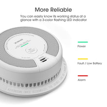 Load image into Gallery viewer, X-Sense 2-in-1 Smoke and Carbon Monoxide Detector Alarm (Not Hardwired), 10-Year Battery-Operated Dual Sensor Fire &amp; CO Alarm, Compliant with UL 217 &amp; UL 2034 Standards, SC06
