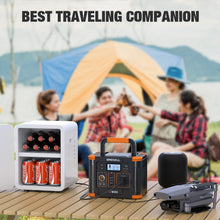 Load image into Gallery viewer, Portable Power Station 300W (Peak 600W), GRECELL 288Wh Solar Generator with 60W USB-C PD Output, 110V Pure Sine Wave AC Outlet Backup Lithium Battery for Outdoors Camping Travel Hunting Home Blackout
