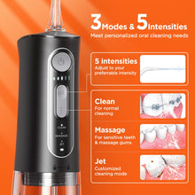 Load image into Gallery viewer, Bitvae Water Dental Flosser Teeth Picks - Cordless Water Flosser for Teeth - 5 Modes Sonic Electric Toothbrush,Upgraded Water Dental flosser Pick
