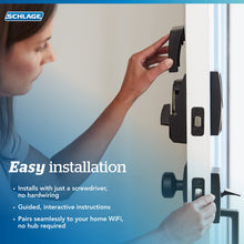 Load image into Gallery viewer, Schlage Encode Smart Wi-Fi Deadbolt with Camelot Trim in Aged Bronze

