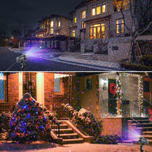 Load image into Gallery viewer, Laser Christmas Lights,Outdoor Garden Laser Lights Projector, Mobile Gypsophila 3 Color Red Green Blue,Water Proof,Suitable for Outdoor Garden Decorative Lights
