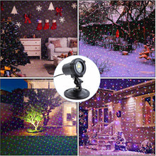Load image into Gallery viewer, Laser Christmas Lights,Outdoor Garden Laser Lights Projector, Mobile Gypsophila 3 Color Red Green Blue,Water Proof,Suitable for Outdoor Garden Decorative Lights
