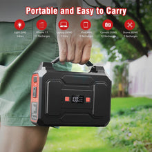 Load image into Gallery viewer, Apowking Portable Power Bank with AC Outlet, 146Wh/39600mAh 110V/100W Laptop Charger Battery Backup, External Battery Pack Power Supply for Home Emergency Outage, Outdoor Camping RV Trip Adventure
