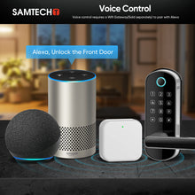 Load image into Gallery viewer, samtechT Smart Lock, Keyless Entry Door Lock, Smart Door Lock, Fingerprint Door Lock, Smart Door Lock with Handle, Digital Door Lock, Smart Lock for Front Door, Bluetooth Electronic Door Lock
